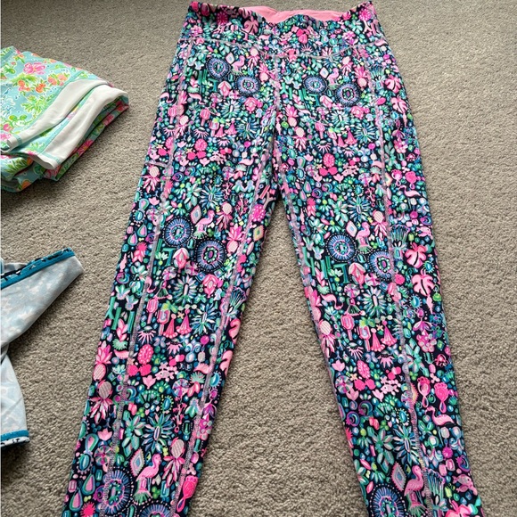 Lilly Pulitzer Pants - Lilly Luxletic Flamingo Pattern Leggings